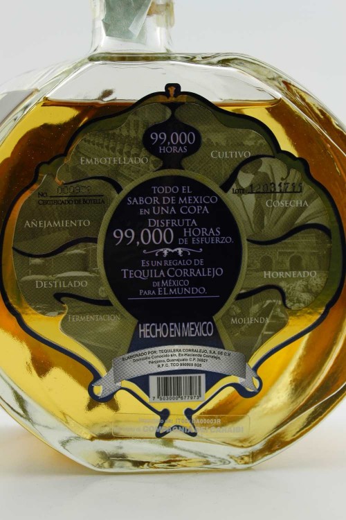 Corralejo Tequila 99.000 Horas Anejo 38 vol. Distillati Estero K...