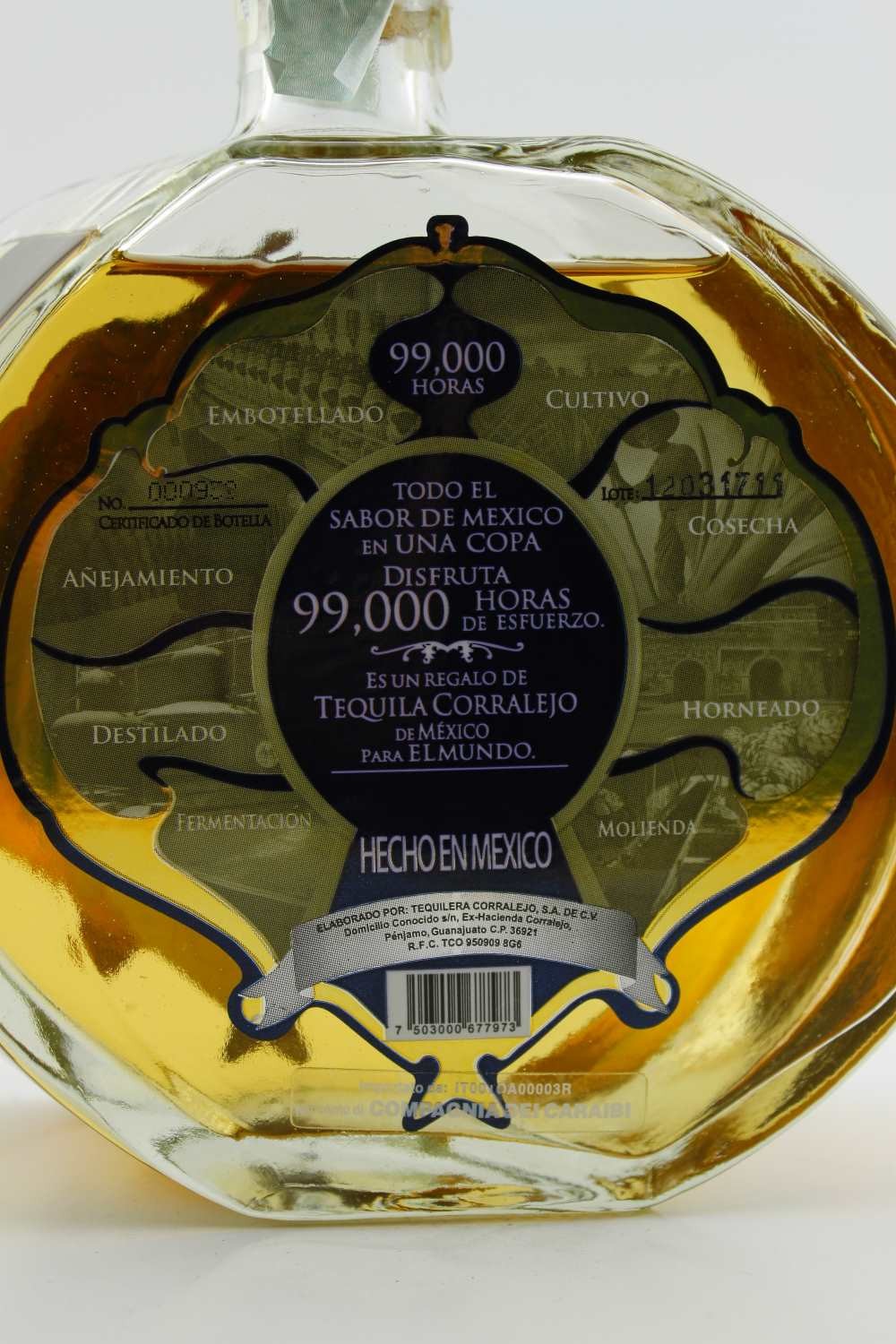 Corralejo Tequila 99.000 Horas Anejo 38% vol. Ausland Destillate