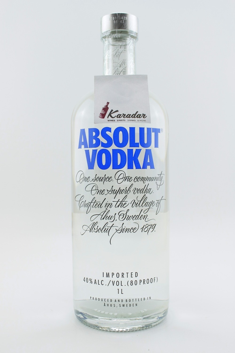 Absolut Vodka 40% vol. Vodka