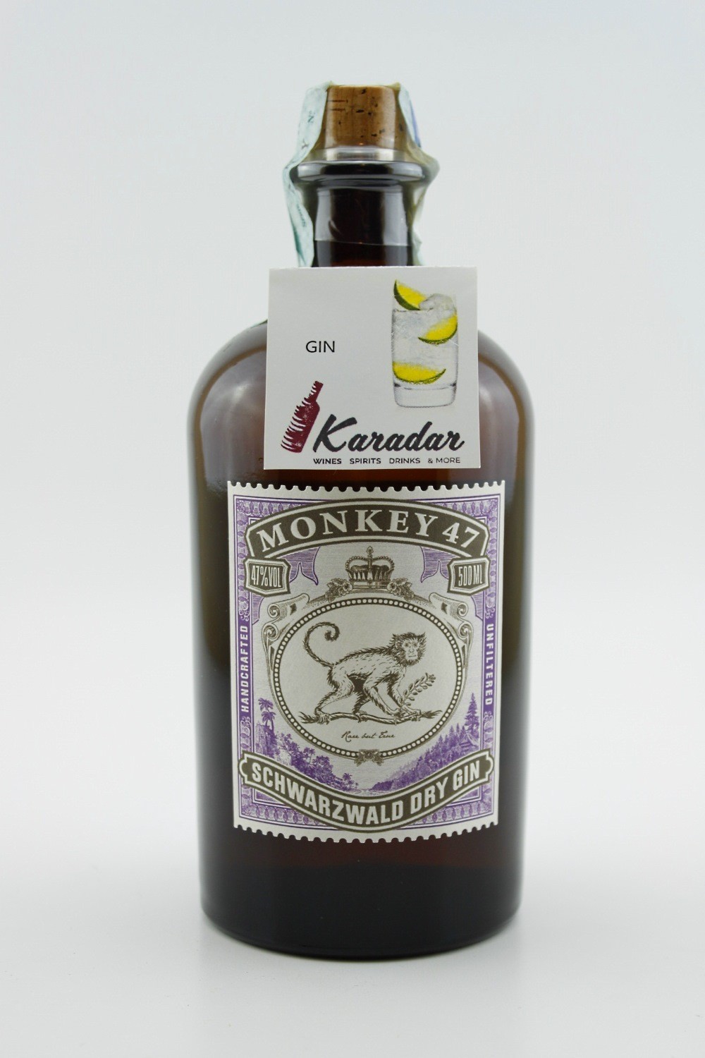  Vendita vini - Monkey 47 Schwarzwald Dry gin 47% vol. 50cl