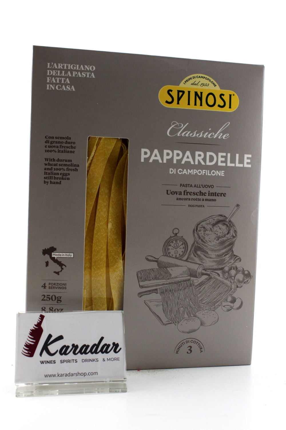 Pappardelle di Campofilone egg ribbon noodles 250g Spinosi pasta sp...