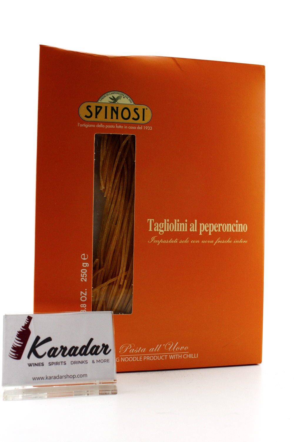 Tagliolini with chilli egg ribbon noodles 250g Spinosi pasta specia...