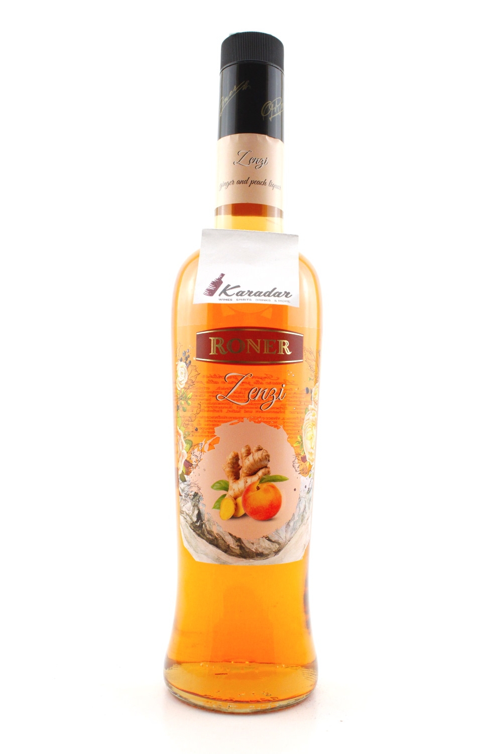 Zenzi ginger and peach liquor 21 Roner Distillery