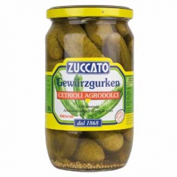 Pickled cucumbers 670g Zuccato