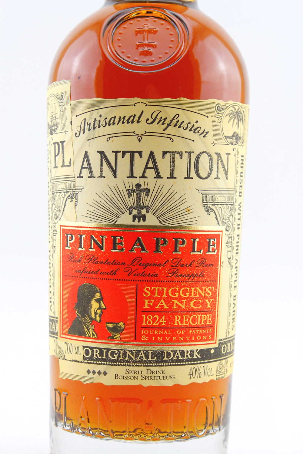 Rum Pineapple Original Dark Plantation 40 vol. Plantation Rum Ka...
