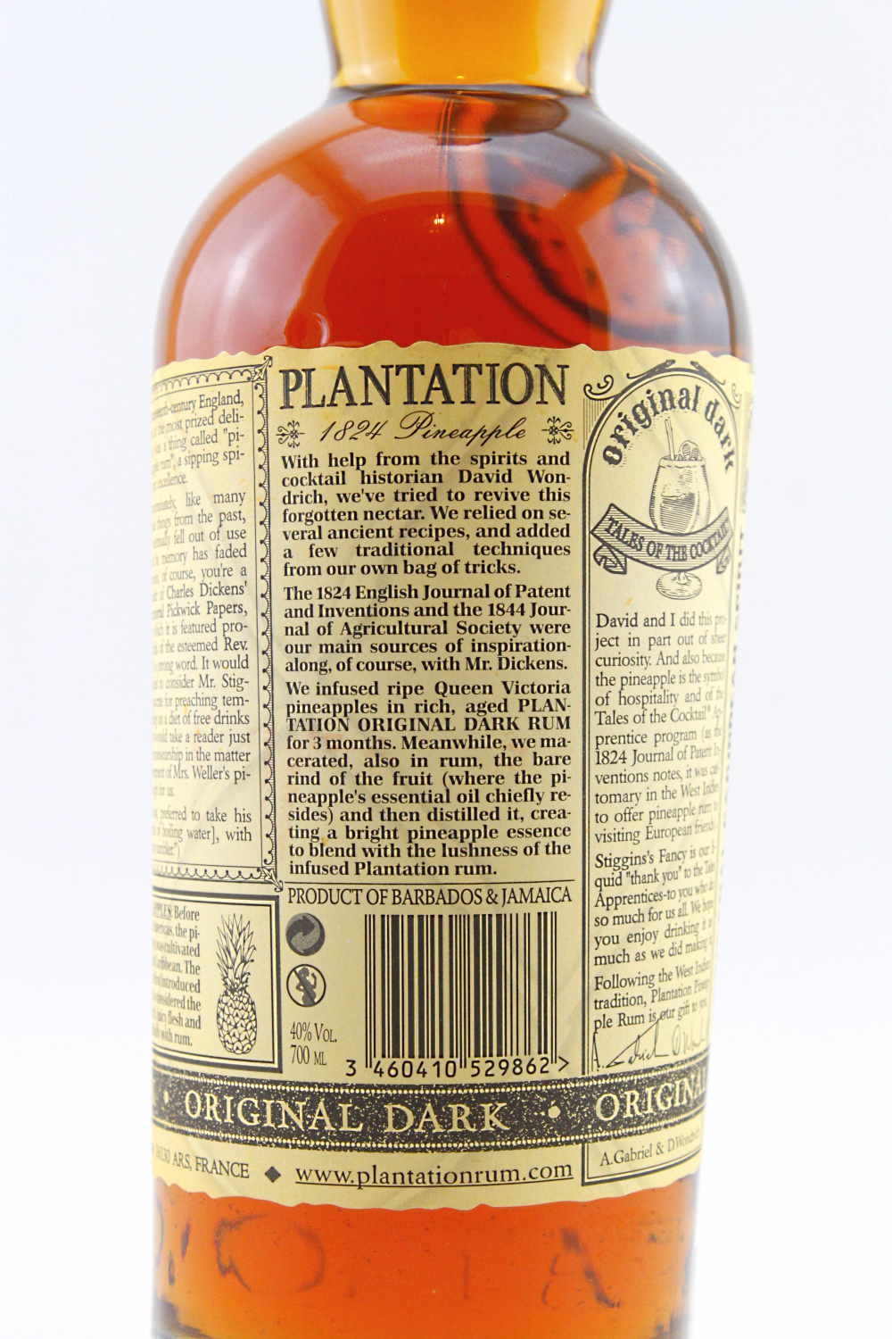 Rum Pineapple Original Dark Plantation 40 Plantation