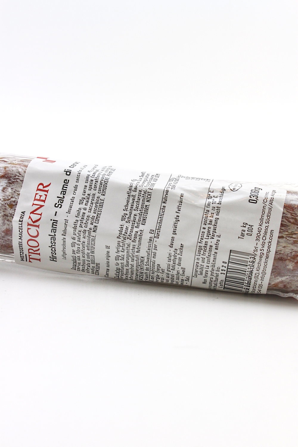 Deer salami approx. 350g Butcher Trockner