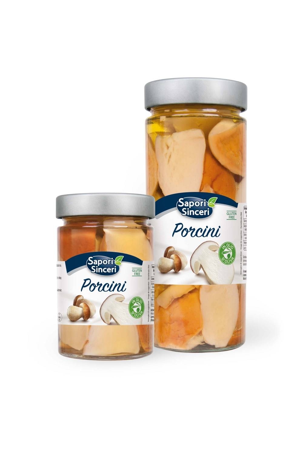 Chopped Porcini Mushrooms in Olive Oil 6 x 300g Sapori Sinceri Ka...