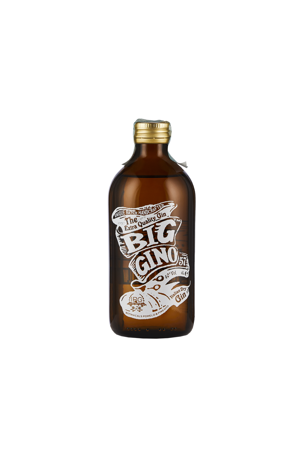 Big Gino Italian Dry Gin Unique Batch Handcrafted Gin 100 cl 40 vo...