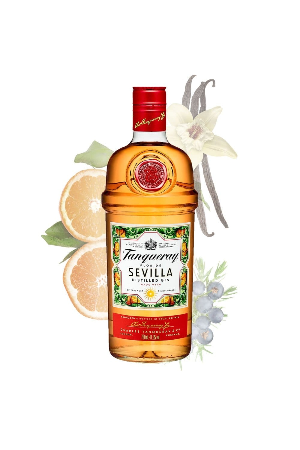 Super beliebter Versandhandel für neue Produkte Tanqueray Flor de Distilled vol. Gin 41,3% Gin Sevilla