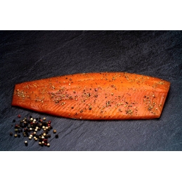 Smoked salmon trout with...