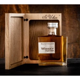 Whisky Single Malt South Tyrol 4Y with wood box 43,5% vol. S. Urban Distillery