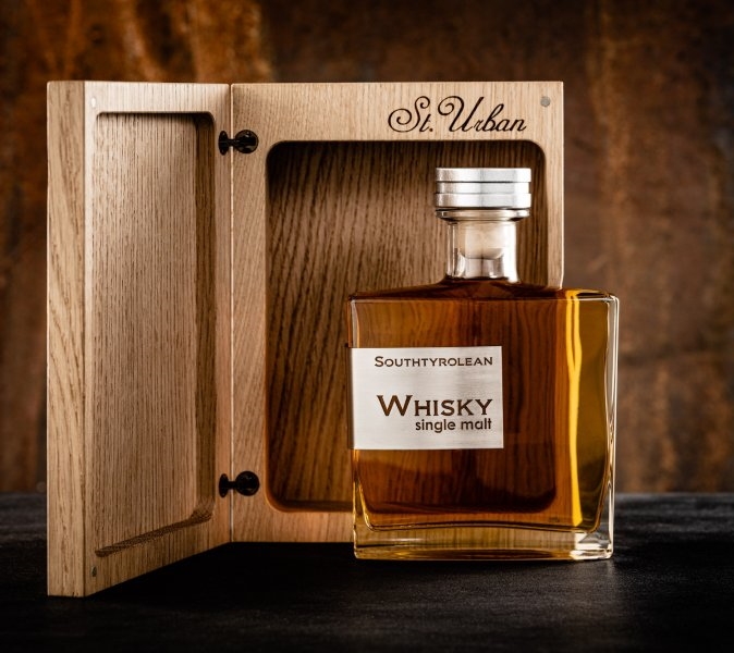 vol. Single Holzbox 4Y South mit 43,5% Tyrol Malt Whisky