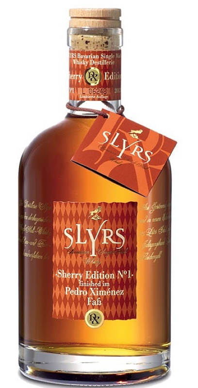 SLYRS Pedro Ximénez Single Malt Bavarian Whisky Cask 46% Finish