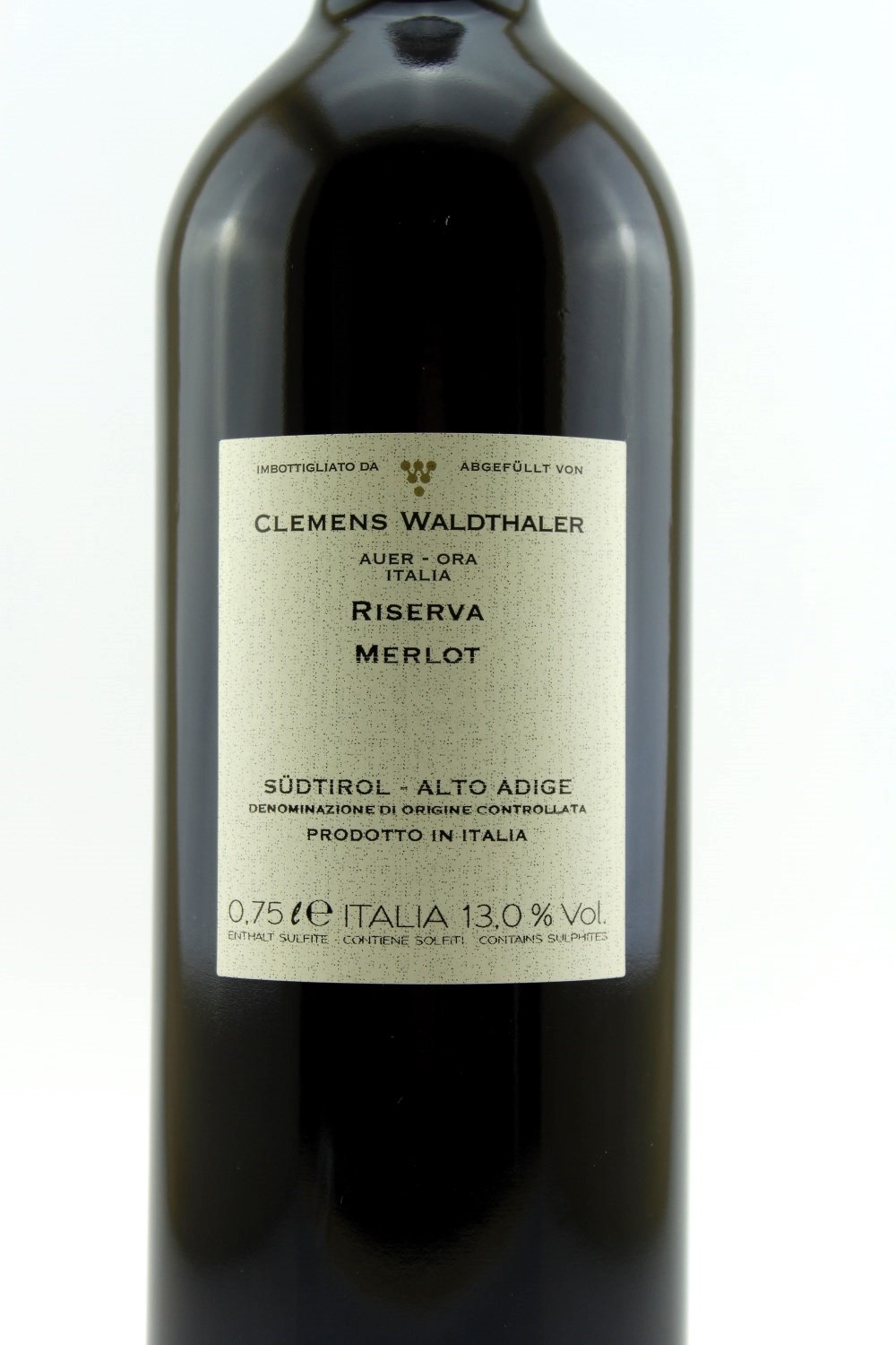 Merlot Riserva 2014/15 - 13,5% vol. Waldthaler Clemens Winery ...