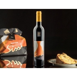 Moscato giallo passito Sissi 0,375 lt. Panettone with 1 kg Merano Winery