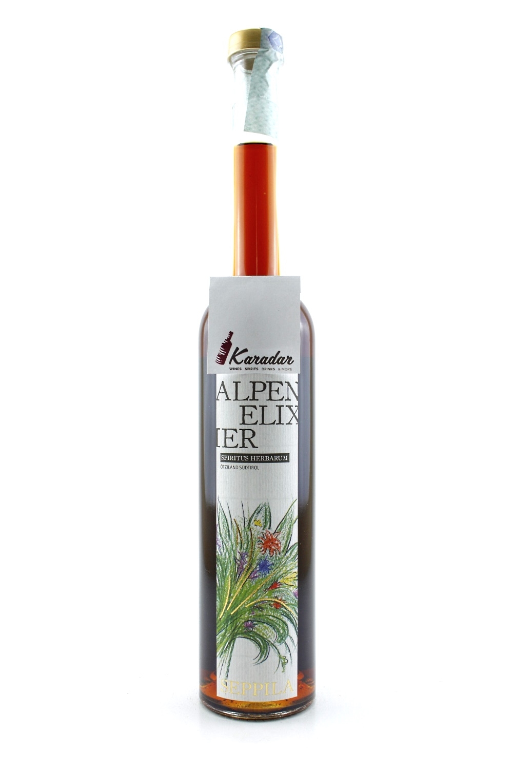 Alpenelixier herbal liqueur bitter 38 vol. Bergbauer Seppila K...