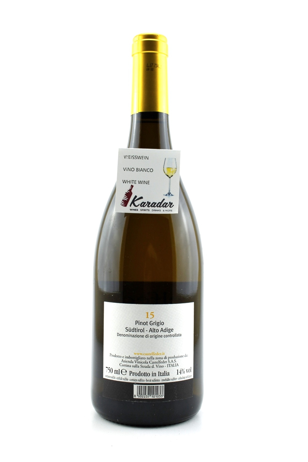 Pinot Castelfeder vol. 13% Weingut Grigio \