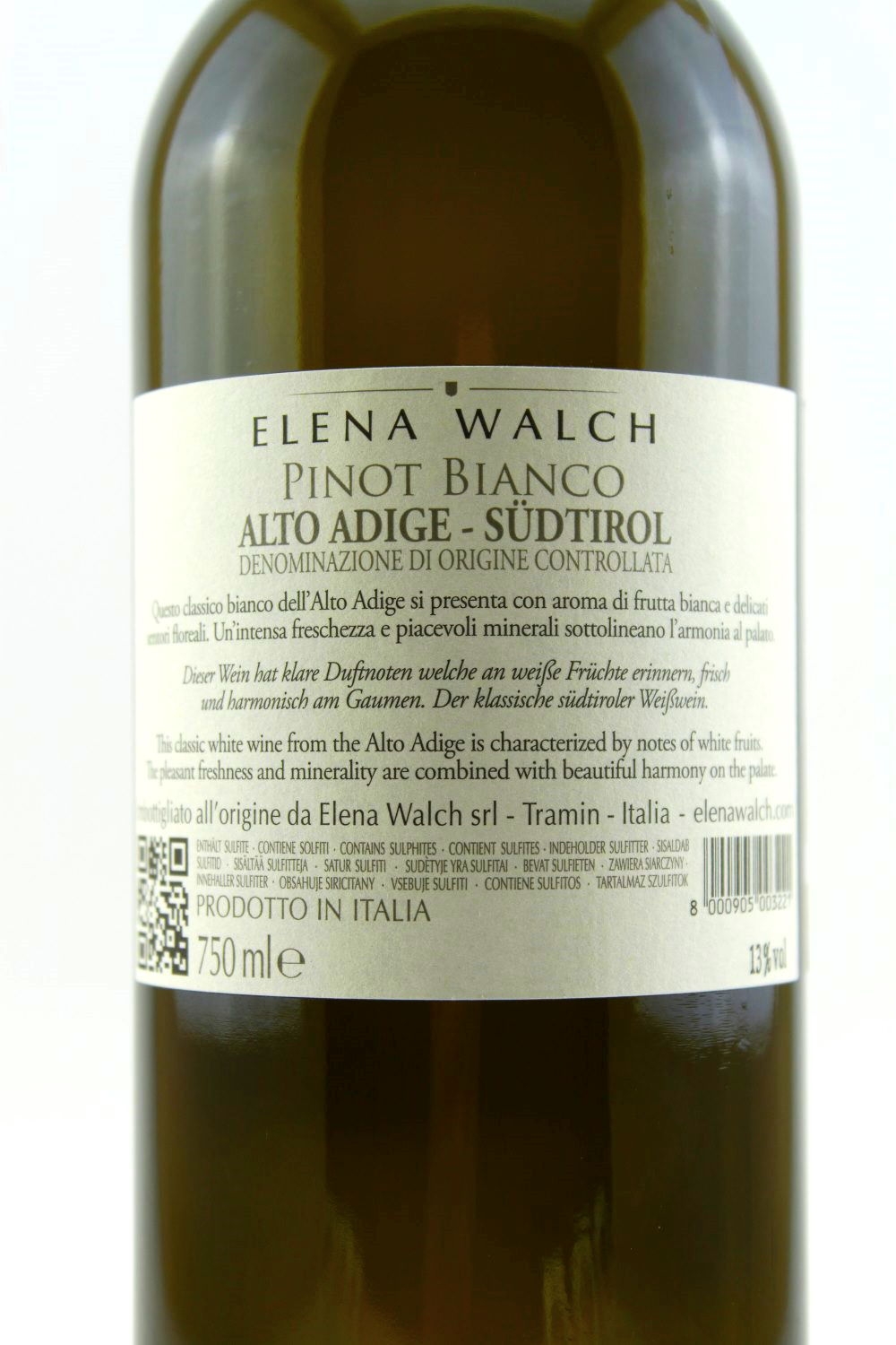 Pinot Blanc 2021 - 14% vol. Elena Walch Winery