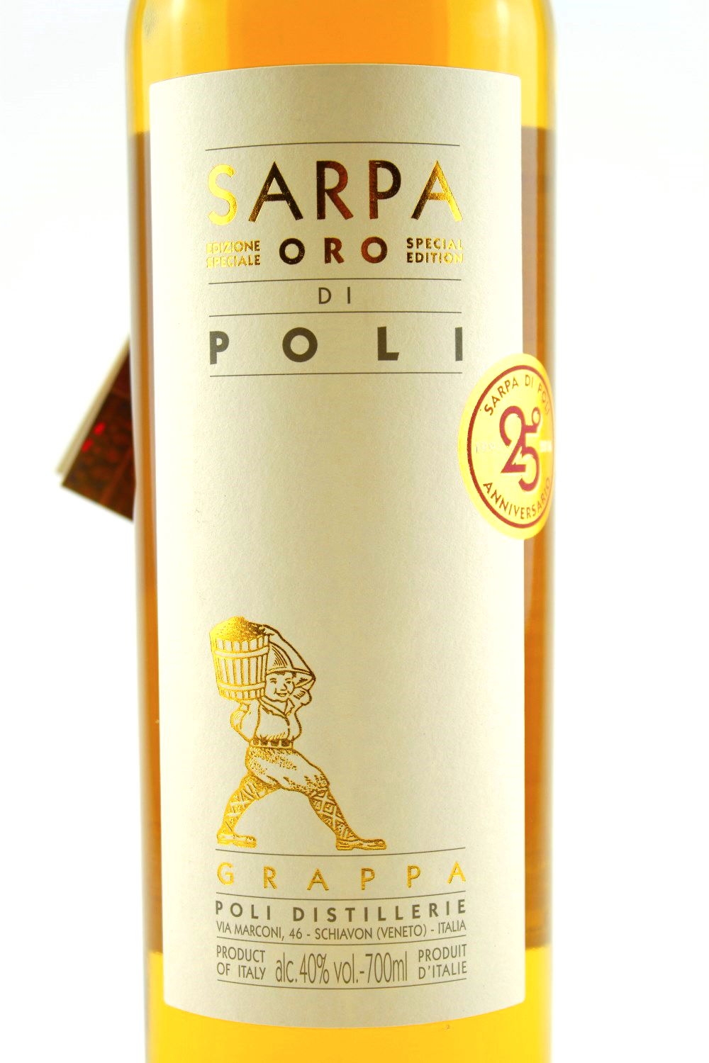 Grappa Sarpa Oro di Poli 40% vol. Poli Jacopo 1898 Distillery