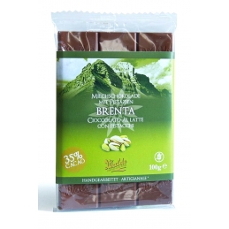 Brenta Milchschokolade mit Pistazien - 35% Kakao 100g Walde