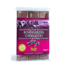 Rosengarten Milchschokolade mit Waldfrüchte - 35% Kakao 100g Walde