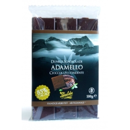Adamello Bitterschokolade laktosefrei - 85% Kakao 100g Walde