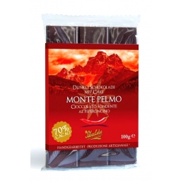 Monte Pelmo Bitterschokolade mit Chili - 70% Kakao 100g Walde