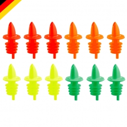 Ausgiesser Jet Pour sortierte Neon Farben Pe 4110 (12 Stück) Westmark Küchenutensilien