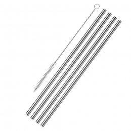 Stainless drinking straws...