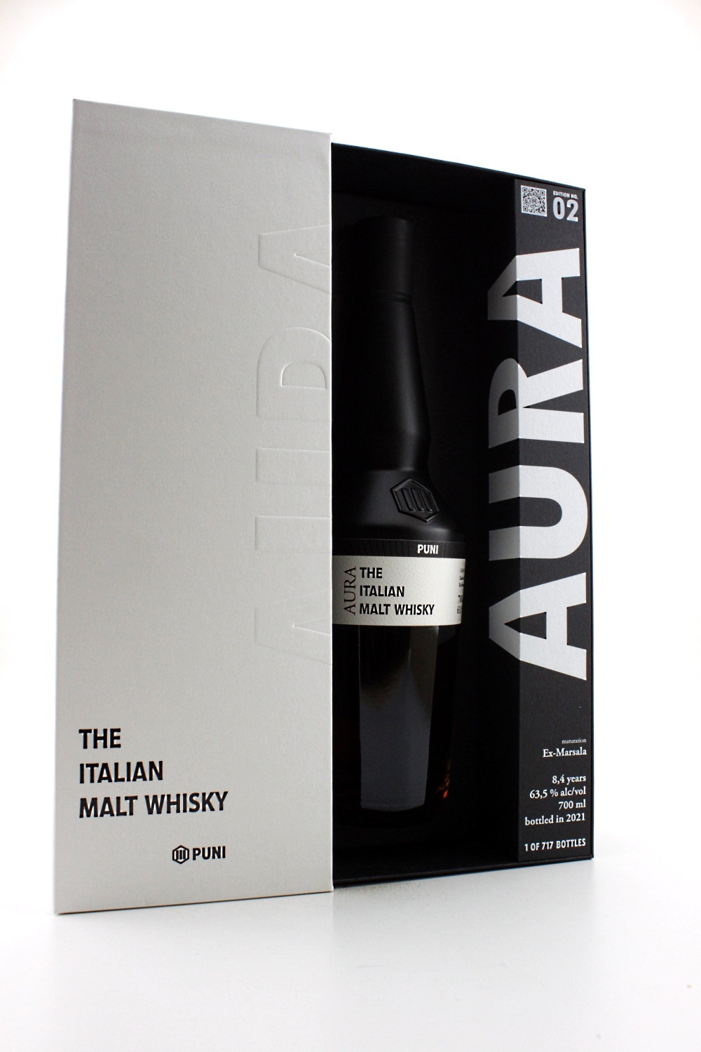 Puni AURA Italian Malt Whisky 8Y Limited Edition 02 63,5% vol. Puni