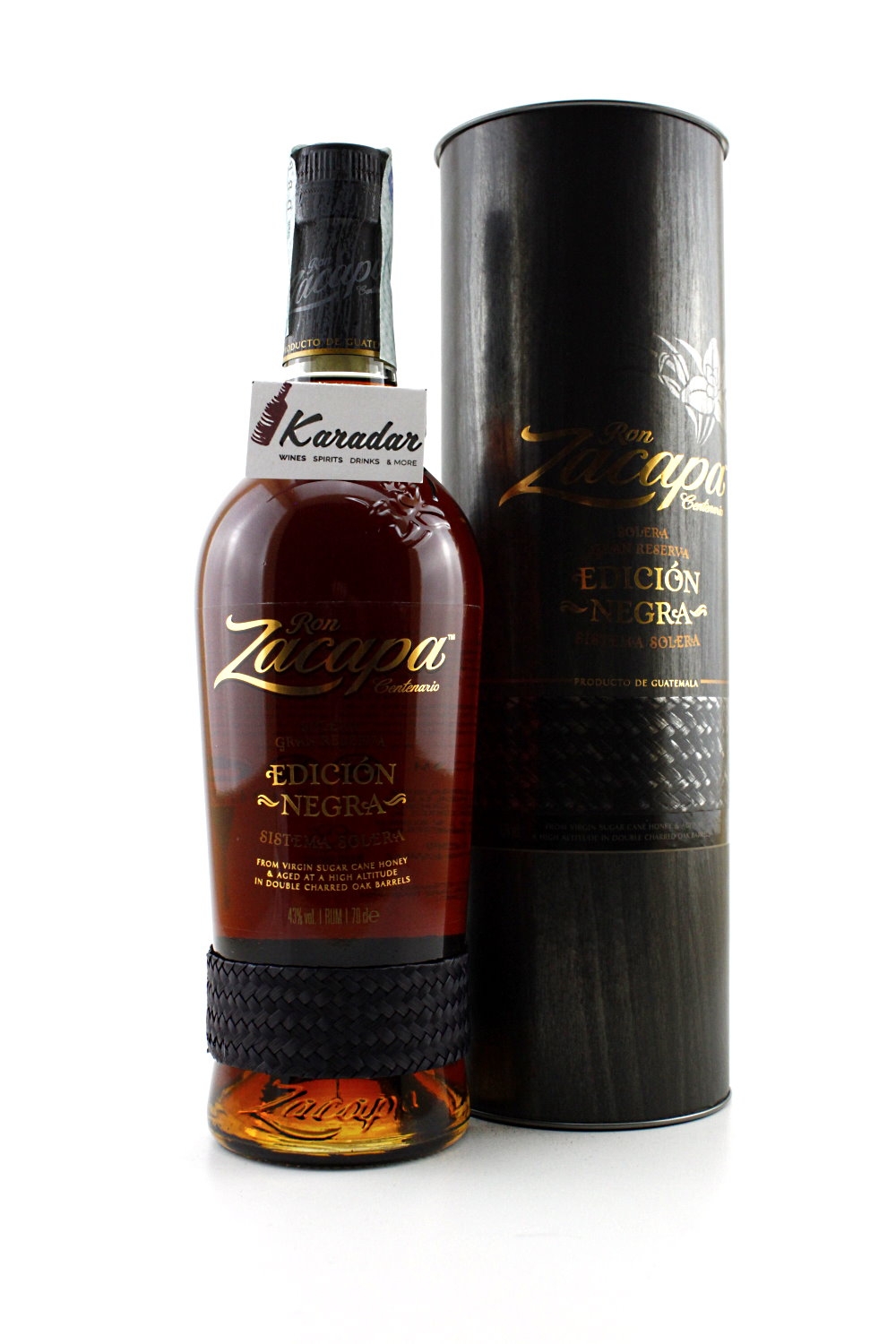Rum Zacapa Edición Negra Solera Gran Reserva 43% vol. Ron Zacapa Ce