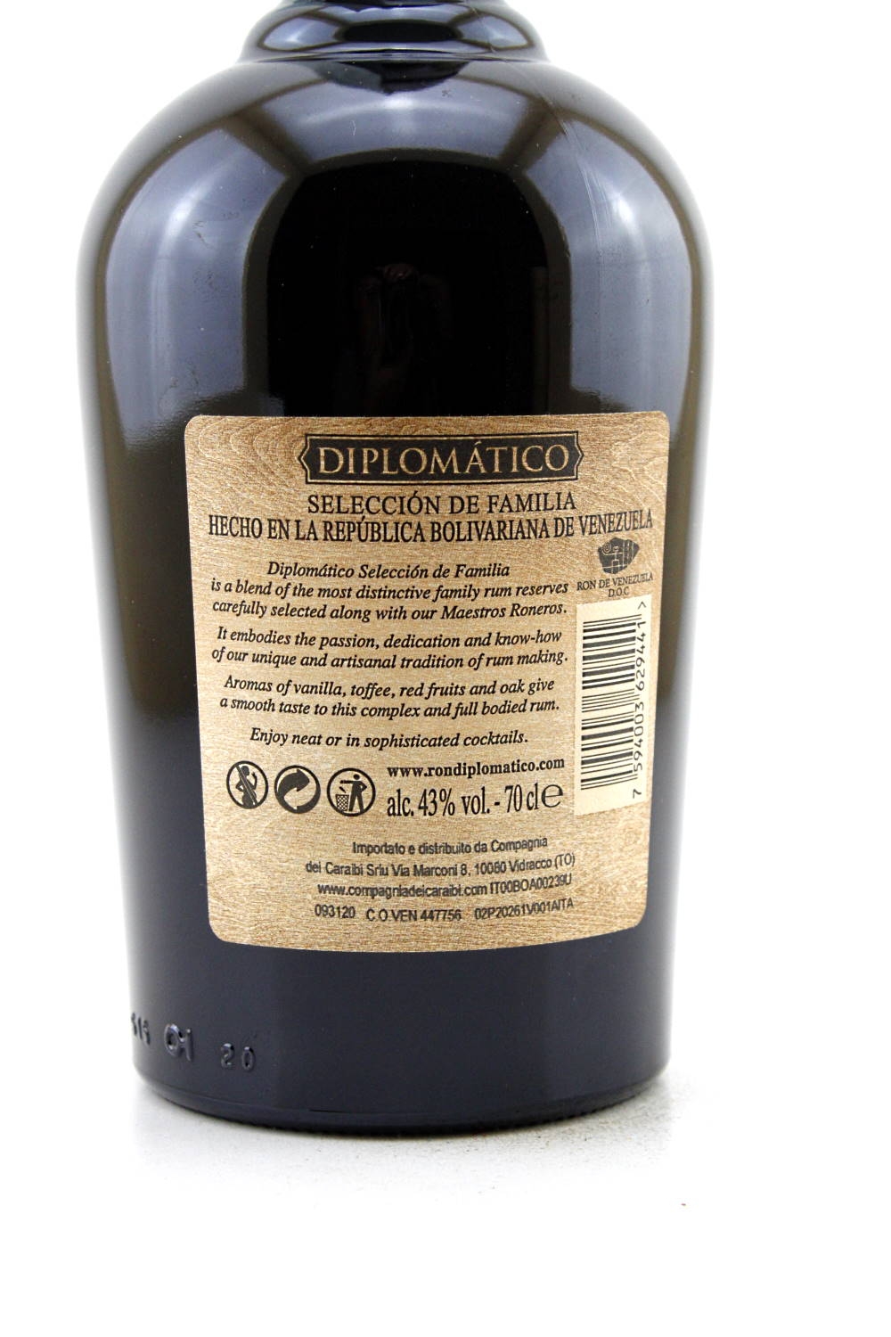 Rum Seleccion de Familia 43 vol. Diplomatico Rum