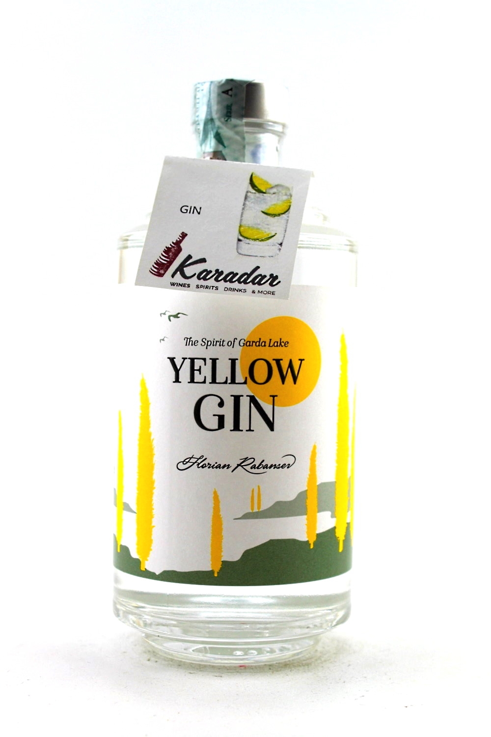 Yellow Gin - The Spirit vol. Lake Garda of 45% \