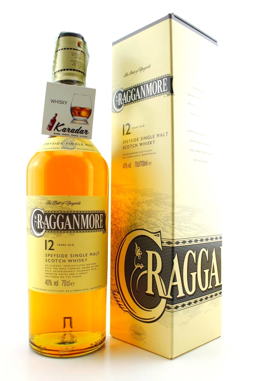Cragganmore 12Y 40% vol. Whisky Speyside | Karadarshop.com