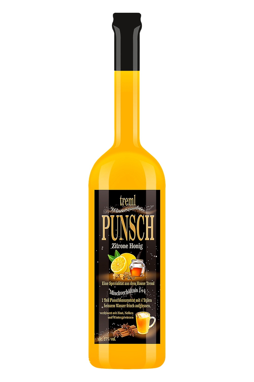 Punsch Zitrone-Honig 27% vol. Treml Punsch | Karadarshop.com