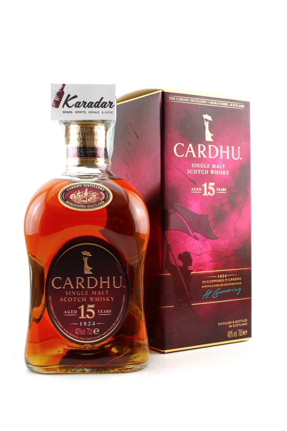 Cardhu 15Y 40% vol. Whisky Speyside