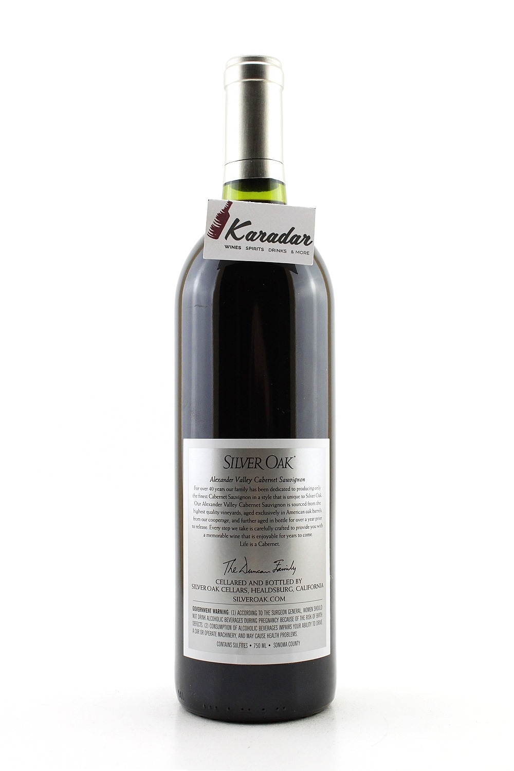 Alexander Valley Sauvignon 2016 Silver Oak Winery Karada...