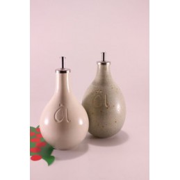 Ölflasche Lercher Keramik