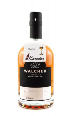 Grappa Prosecco Riserva 40% vol. Walcher Distillery